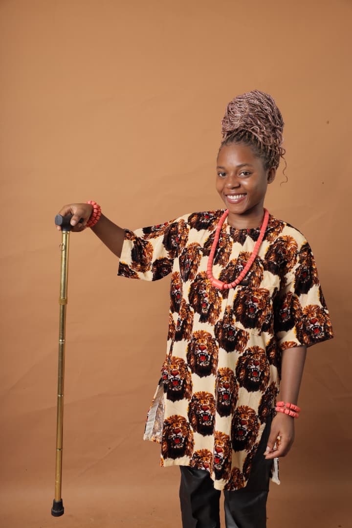 Gold Coloured Walking Stick