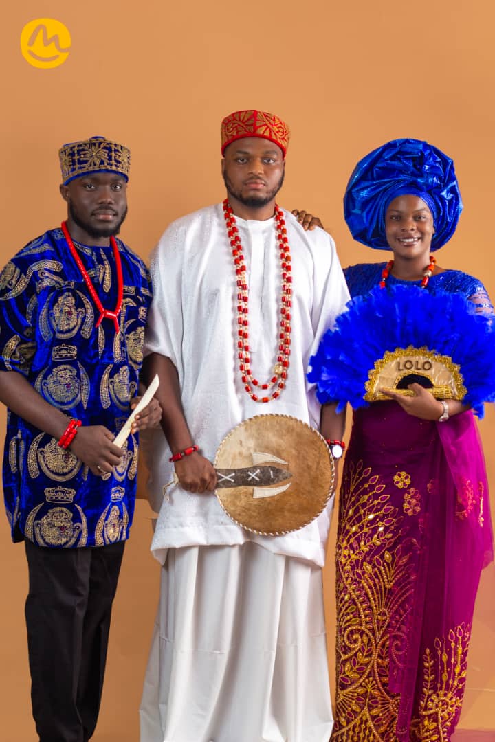 Red Iro & Buba, White Ipele & Gele
