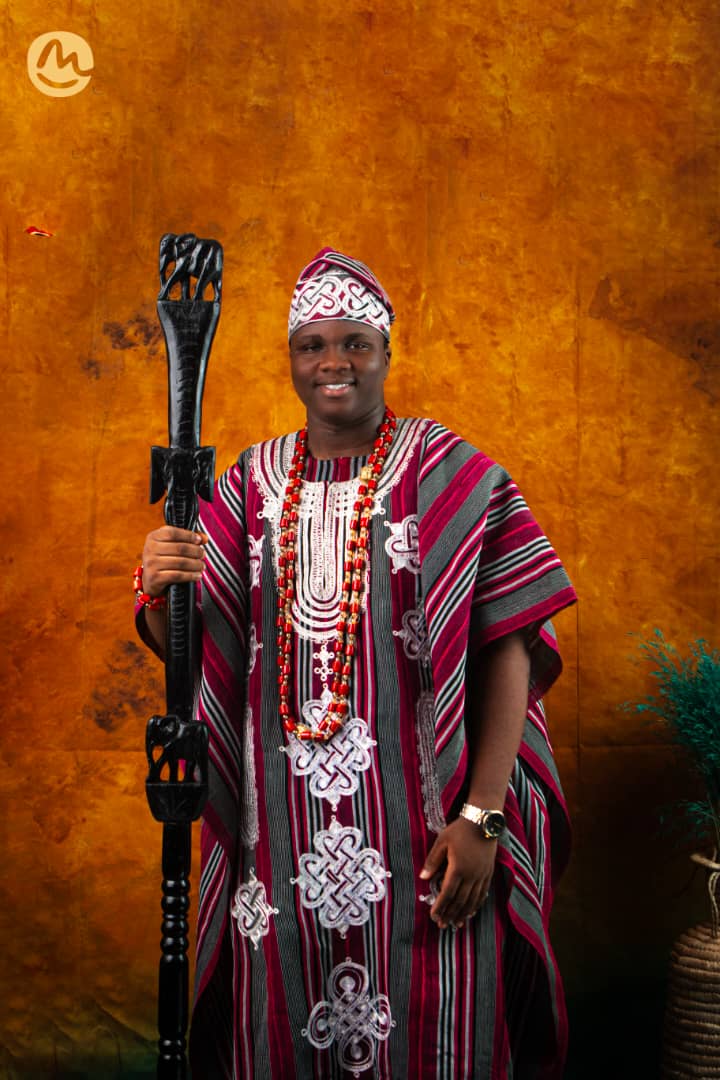 Ruby Wine Aso-Oke Agbada, Danshiki, Trouser & Fila