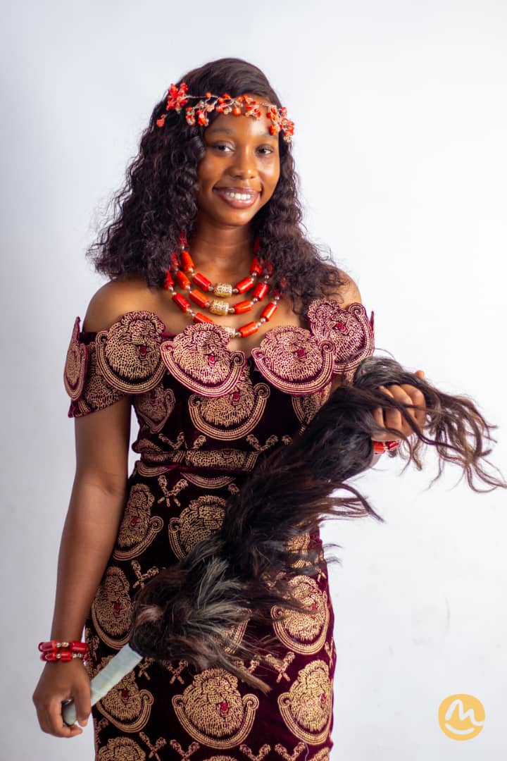 White Igbo Etibo attire