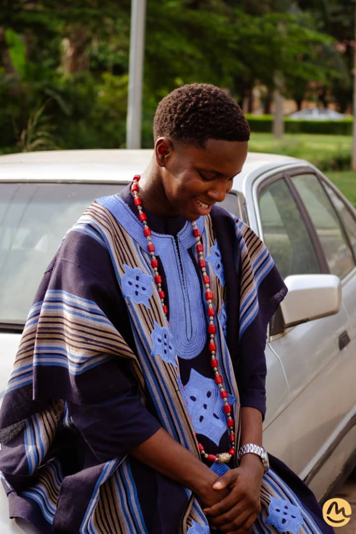 Wine Isi-Agu Gown